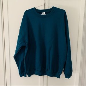 HUGE oversized unisex royal blue sweatshirt